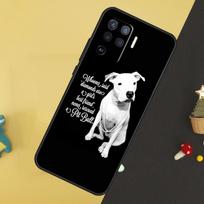 Pit Bull Lovely Pet Dog Pitbull Case For Oppo A58 A78 A98 A18 A38 A74 A94 A54 A15 A17 A57 A6 A5 Pro A16 A76 A96 A40 A60 A80 OPPO A40 A40m