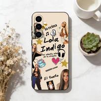 Singer Lola Indigo Mimi  Phone Case Black Silicone Soft For Samsung Galaxy A73,A72,A71,A70,A53,A52,A51 Samsung a72