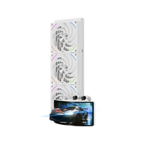 Thermalright Rainbow Vision 360 Turbo ARGB AIO Aušintuvas | White | 6.67" LCD ekranas