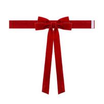 Christmas Red Bow Curtain Tie Backs Velvet Bowknot Curtain Buckle Burgundy Red Curtain Holder Back Fastener for Xmas Party Home Hotel Window Decor 1pc