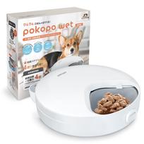 pokopo wet mini Automatic Pet Feeder Wet Food Dispenser Maximum Feeding Capacity 120g Suitable for and Small Animals Up to 4 Feeding Sessions Timer balta