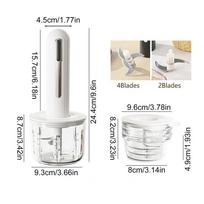 Kitchen Vegetable chopper Baby food processor protable meat grinder  Dishwasher safe Electric Shredder for Meal Prepping Fruit