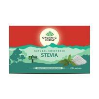 Stevija: natūralus cukraus pakaitalas (25 pak., 1 g), Ekologiška stevija, ekologiška Indija
