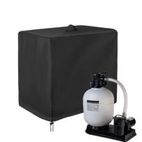 Atsparus vandeniui smėlio filtro dangtelis Filtro siurblio mova 420D Oksfordo audinys Krystal Clear baseino siurblio apsauginė mova 84x61x86cm CN