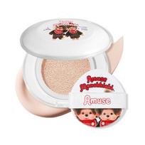 [Monchhichi Limited Edition / Refill + Hair Sheet Gift] AMUSE Ceramic Skin Perfector Cushion 01 Porcelain 01 Porcelain