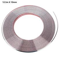 Plytelių kraštinė Lanksti apdailos juosta Apdailos profilis Galvanizuota sidabrinė apdaila 10mm*12.5 meters