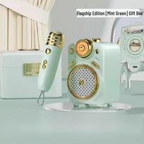Divoom Fairy-2 Portable Bluetooth Speaker with Karaoke Microphone (CN version) žalia