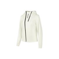 Skechers Letter Zipper Hooded Jacket Women jackets Tofu-White P423W152-0211 S