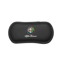 Car Knee Cushion Leather Leg Hand Support Soft Pad Auto Sticker For Alfa Romeo Giulietta Mito 159 Giulia Stelvio 156 147 Tonale juoda