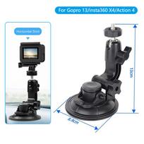 Suction Cup Camera Car Mount For  Hero 13 12 11 Dji Osmo Action 5 Pro 3 4 Car Selfie Fixing Phone Holder For Iphone Xiaomi A2