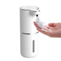 380ML Capacity IPX5 Waterproof Hand Sanitizer Pump Wash Machine 4Levels Smart Sensor Touchless Electric Automatic Soap Dispenser White-Foam
