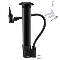 80PSI Bike Manual Air Pump Schrader Valve Balloon Tire Inflator Lightweight Mini Air Pump for Road Mountain Bikes Balls as show