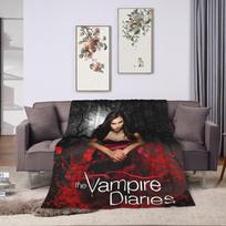 Vampyrų Dienoraščiai Damono Salvatore Antklodės Flanelinės Spausdintos Nešiojamos Itin Minkštos Mesto Antklodės Lovai Biuro Kilimo Gabalas 150x200cm black