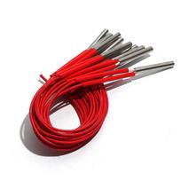 LUJINXUN 10pcs 6x50/52/55/58/60mm Cartridge Heater 220V/110V/380V Cartridge Mold Heating Element Heaters 80W/90W/100W for Mould 80W 6x50mm