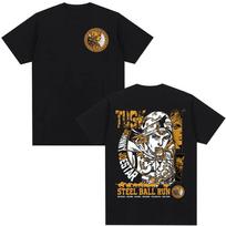 Anime Jojo Bizarre Adventure T-shirt Johnny Joestar Manga Graphic T-shirts Men Women Cotton Casual Oversized T Shirt Streetwear S įvairiaspalvis