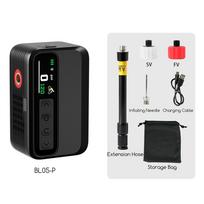 LITERIDE Mini Electric Air Pump Portable Digital Inflator 120PSI 600mAh MTB Road Bike Accessories for Bike Schrader Presta Tires juoda