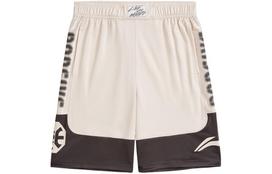 Li Ning BADFIVE Sports Shorts Men's Gravel Gray Obsidian Lime AAPU113-5 M