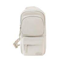 Li Ning Polyester Sling Bag Regular Unisex Oat Gray ABDV393-2