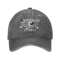 Pebble Baseball Cap Sun Visor Design Washed Trucker Hat UnisexTeens Street Style Hunting Camping Snapback Cap One Size