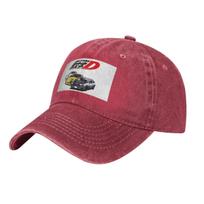 Initial D Neon Ae Baseball Caps Fashion Denim Fabric Hats Outdoor Casquette Hip Hop Baseball Cowboy Hat for Unisex Women One Size