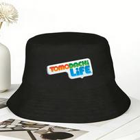 Tomodachi Life Title Bucket Hat For Couple  FisherUnisex Hats Korean Beach Travel Caps Soft Fold Hip Hop Printed Sun Hats One Size