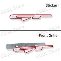 GT line Car Emblem Metal Side Fender Trunk Badge For Kia K3 K5 K9 Forte Ceed Cerato For Peugeot Car Front Hood Grille Decoration Stickers