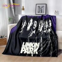 Retro Rock Band 3D L-Linkin Park Soft Flannel Blanket for Beds Bedroom Sofa Picnic,Throw Blanket for Cover Outdoors Leisure Gift 75x90cm