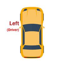 For Mercedes-Benz GL ML GLE Class W164 W166 2010-2018 Wide Angle Replacement Heated Blind Spot Warning Wing Rear Mirror Glass Left
