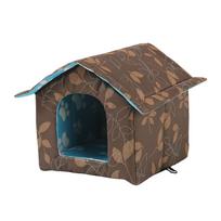 Outdoor Indoor Winter With Self Warming Pad Heat Insulated Shelter Enclosure For Cats Dogs Rabbits Pet Nesting Boxes Winter