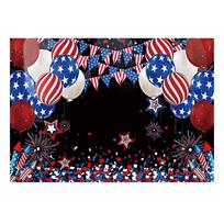 Independence Day Garage Door Decoration Garage Door Banner Mural Cover 6 X 13 Feet Large Party B Flag Pole For Yard Heavy Duty One Size