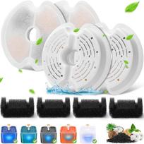 Efficient Filtration Pet Cat Specific Water Dispenser Filter For Enhanced Drinking Dog Accessories Set Fast Shipping (White,10.2x10.2x2cm) balta