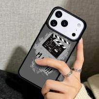 Capa Case for iPhone 17 Air 16 Pro Max 15 Plus 11 13 Mini 14 12 Back Phone Cover Film Movie Clapperboard Clapper Board iPhone 16e
