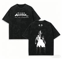 Avatar The Last Airbender Washed T Shirt Personality Clothes New Model Anime Tshirt Year Round Clothing Plus Size Unisex Streetwear Soft Tee S