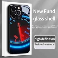 Phone Case For iPhone 17e 17 16 16e 15 14 13 12 Mini 11 Air Pro XS Max XR Plus Glass Silicone Frame Back Cover Car Dashboard Acc iPhone 12 Pro