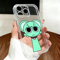 S-Sprunki Beat Characters Phone Case For iPhone 17 16 15 14 13 12 11 Mini Pro Max Plus Transparent Cover iPhone12PRO