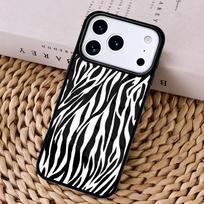 Zebra Pattern Animal Phone Case Cover For Magsafe Wireless Charger For iPhone 17 Pro Max 16 14 13 12 11 15 Air iPhone 12