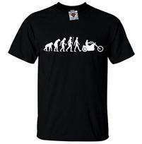 Chopper Evolution Men's T-Shirt Mens Womens Tees Top Motorbike Riding Bike Ride Lover L