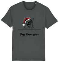CORGI Personalised Christmas Dog T-Shirt Mens Womens Tees Top Mens Womens DogS Name Pet Gift Tee XL