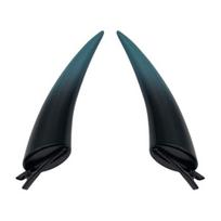 1 pora Velnio rago plaukų segtukas Helovino Cosplay Demons Horn Duckbill spaustukas Reguliuojamas Moterų Mergaičių Plaukų Barrette Plaukų Priedai Dovana nuotraukoms B