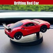Prietaisų skydelio svyruojantis automobilio papuošalas, sūpuojamas sportinio automobilio ornamentas, dovana vyrams Drift Red Race