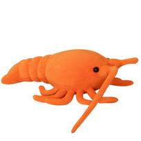 50-65cm Funny Simulation Lobster Plush Toy Lifelike Crayfish Doll Soft Stuffed Animal Shrimp Pillow Birthday Gifts for Kids 53cm