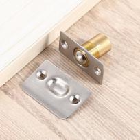Invisible Spring Ball Catch Lock for Wooden Cabinets Made with Copper and Stainless Steel Adjustable Door Top Bead sidabras