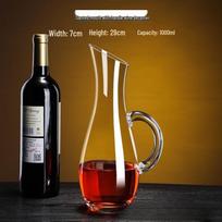 Yiceng Crystal Glass U-Shaped Wine Decanter