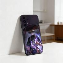 S-Scaramouche Genshin Impact Phone Case For Samsung S25,24,23,22,30,21,10,9,Ultra,Plus,Lite Soft Black Case Samsung S24ULTRA