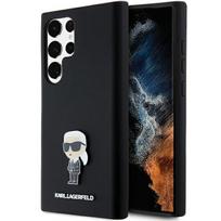 Etui Karl Lagerfeld Silicone Ikonik Metal Pin Do Galaxy S23 Ultra, Czarne