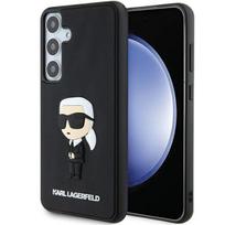 Etui Karl Lagerfeld 3D Rubber Ikonik Do Galaxy S24, Czarne