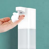 Automatic Smart Touchless Hand Wash Machine 350ml Infrared Sensing Auto Foam Dispenser Feature-Rich Lotion Shampoo Container balta