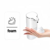 Automatic Foam Soap Dispenser Touchless USB Rechargeable Smart Infrared Sensor Wall Mount Countertop For Bathroom Kitchen Home Foam