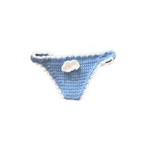 Handmade Crochet Novelty Underwear Shaped Bookmark Unique Page Holder for Books and Journals Durable Yarn Craft Reading Accessory One Size