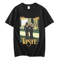 Sabrina Carpenter Taste Ft Jenna Ortega Movie Poster Graphic T Shirts Y2K Fashion Vintage T-shirt Unisex Casual Comfort T-shirts S įvairiaspalvis